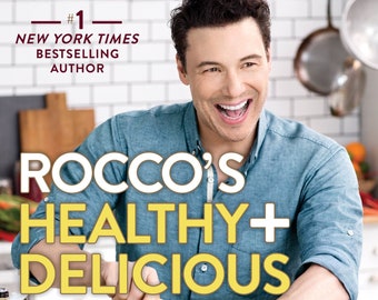 ROCCO's HEALTHY + DELICIOUS -New Condition Hardcover Cook Book by Rocco Dispirito -Best Price on the Internet! Perfect Gift for your Chef!