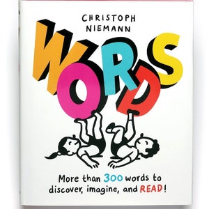 WORDS by Christoph Niemann Treasury Hard Cover Picture Book; PRISTINE Condition! Whimsical, Great Gift for Kids!