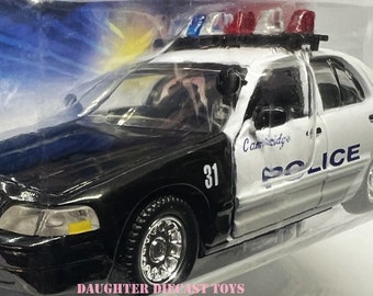 CAMBRIDGE MASSACHUSSETTES Police Car - Ford Crown Victoria -Mint Condition/Factory Sealed! Road Champs-Perfect Gift for Your Officer!