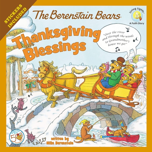 The Berenstain Bears THANKSGIVING BLESSINGS - New Condition Book with STICKERS! Etsy Best Price! Wonderful Gift for Young Readers Ages 4-8!