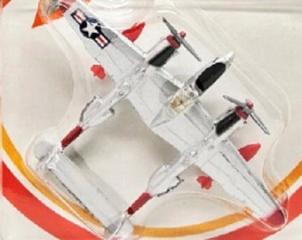 Vintage 1982 Lockheed P-38 LIGHTNING Fighter Plane Diecast Metal