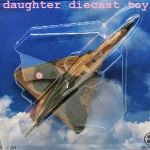 Vintage French Dassault MIRAGE 2000 Fighter Jet Diecast Metal Airplane Mint Condition/Factory Sealed! Zlymex Zee Toy