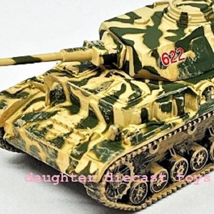WWII TANK -mit Display & Datenkarte! Erwachsenen-Sammlermodell / aufwendig detailliertes Diecast Metal-Pristine Zustand! Corgis