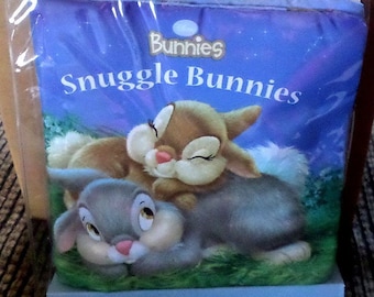 Disney SNUGGLE BUNNIES Brand NEW Soft Cloth Padded Book for Preschoolers Thumper is So Cute!