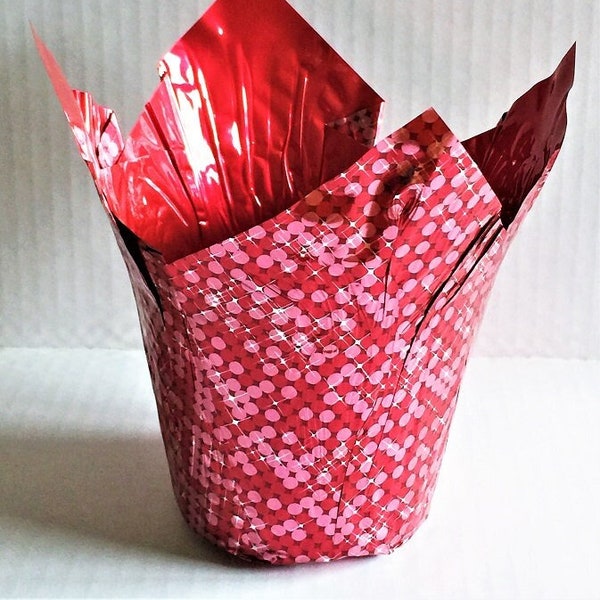 Potted Foil Plant Covers Etsy