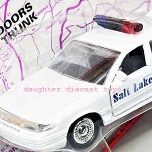 SALT LAKE Utah State Capital POLITIEauto - Ford Crown Victoria - Nieuwstaat/fabrieksverzegeld! Road Champs-perfect cadeau voor je officier!