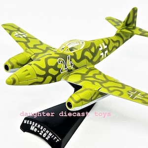 Vintage W.W.I.I. LUFTWAFFE JET FIGHTER-Heavy Diecast Metal Airplane-Adult Collector Model-Perfect gift for Collectors/Military Aircraft Fans
