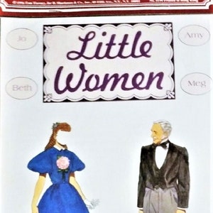 LITTLE WOMEN Paper Dolls -Pristine Condition/Factory Sealed Pkg Tom Tierney Artist Made by B. Shackman Company-Rare!