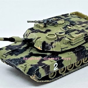 Vintage M1 ABRAMS TANK-with Showcase & Data Card! Adult Collector Model/Intricately Detailed Diecast Metal-Pristine Condition! Corgi