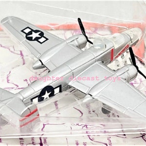 Vintage Mitchell B-25 BOMBER Diecast Metal Airplane Mint Condition/Factory Sealed! Road Champs Toys - Perfect Gift for Collectors!