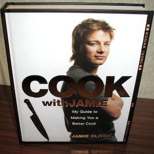 COOKING WITH JAMIE Oliver - Hardcover Cookbook - Best Price on Internet! Fantastic Gift!