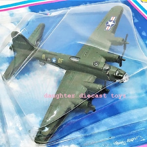 Vintage Boeing B-17 BOMBER Diecast Metal Airplane Mint Condition/Factory Sealed! Zlymex Zee Toys Perfect Gift for Collectors!