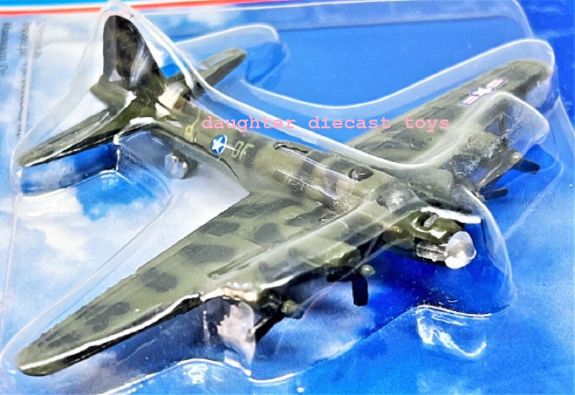 ビンテージ B-17 爆撃機 ダイキャストメタル飛行機 新品同様/工場未