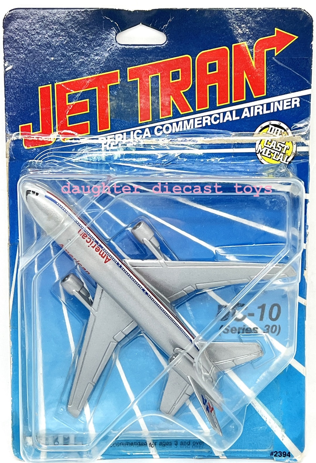 Buy Vintage 1988 AMERICAN AIRLINES DC-10 Hard to Find Jet Airplane-diecast  Metal Mint Condition-w/factory Package- Ertl-perfect Gift! Online in India  - Etsy