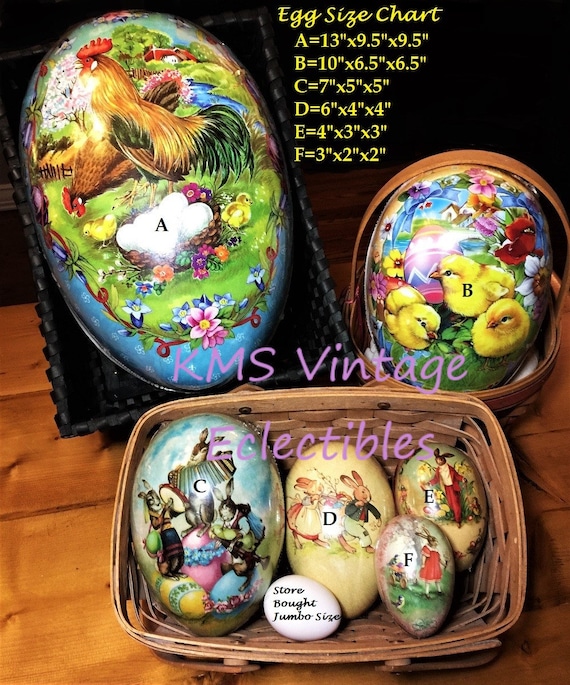 Vintage Easter Egg (4x3.5