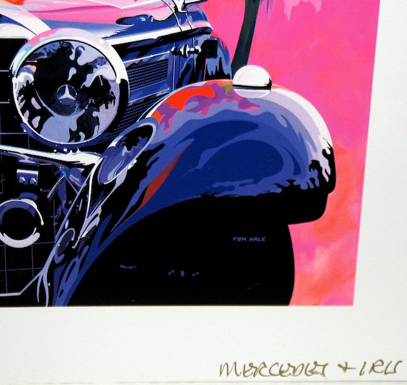 MERCEDES & IRIS Artist Tom Hale Signed Gallery Sample Print 16