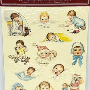 12 Vtg. Queen Holden BABY CHRISTMAS ORNAMENTS-Rare! Factory sealed/Pristine-Merrimack/Shackman Perfect gift for Q.H. Paper Doll Collectors!