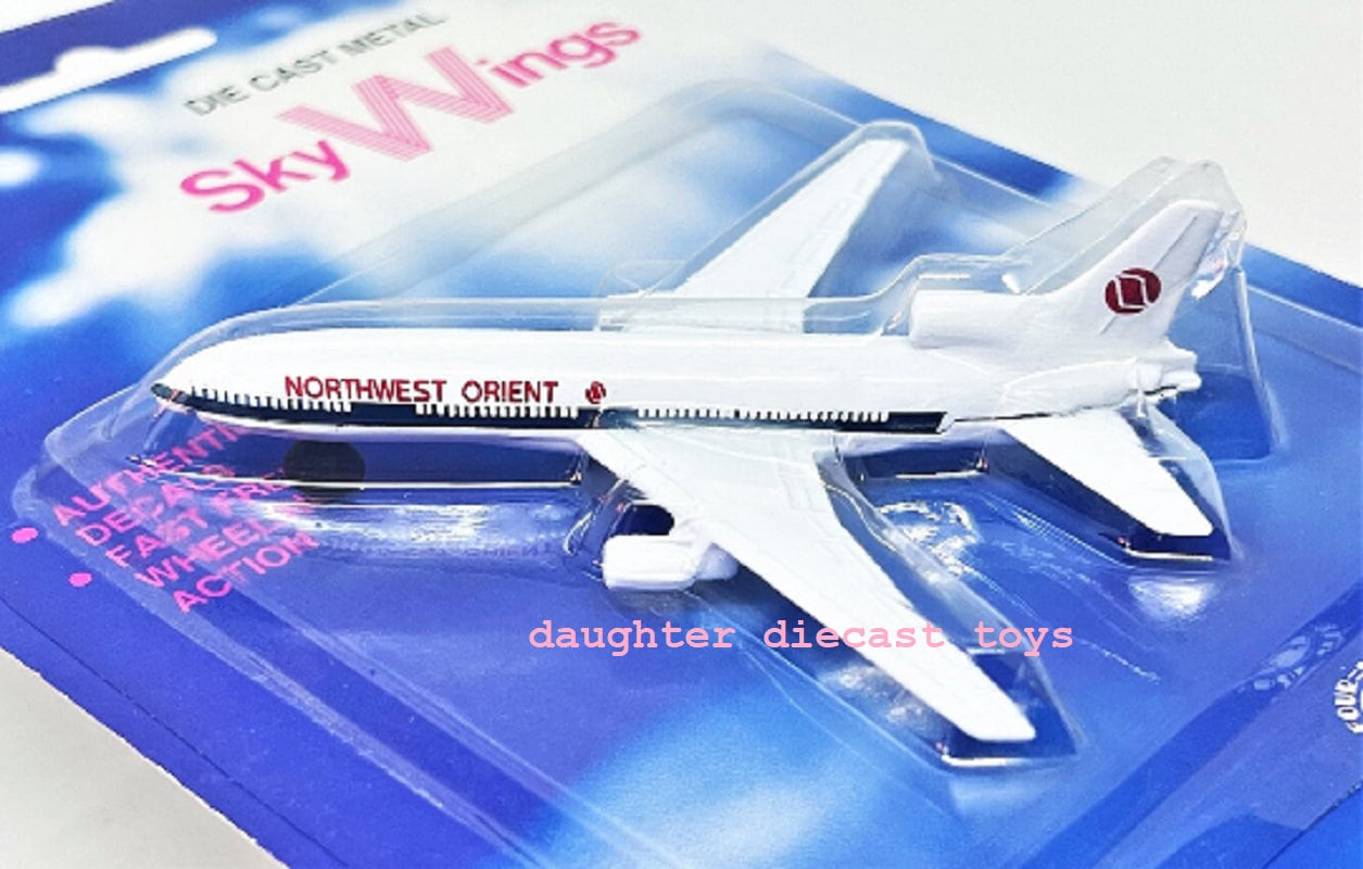 Vintage NORTHWEST ORIENT Airlines DC-10 Diecast Metal