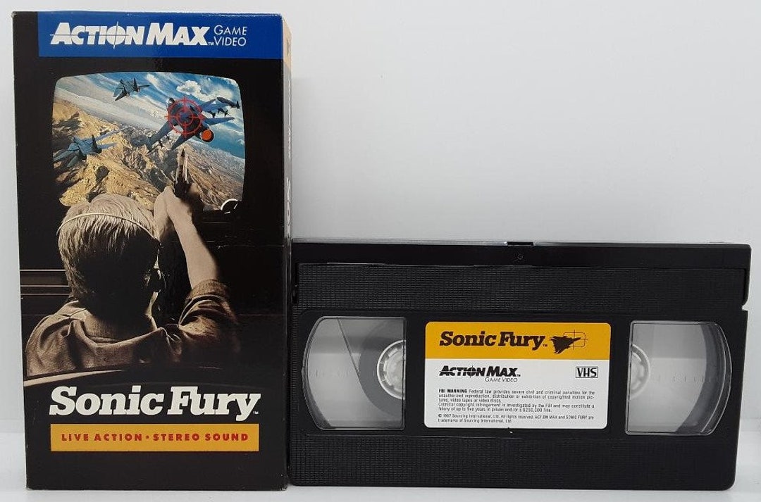 SONIC FURY - Very Rare Action Max VHS for the Action Max