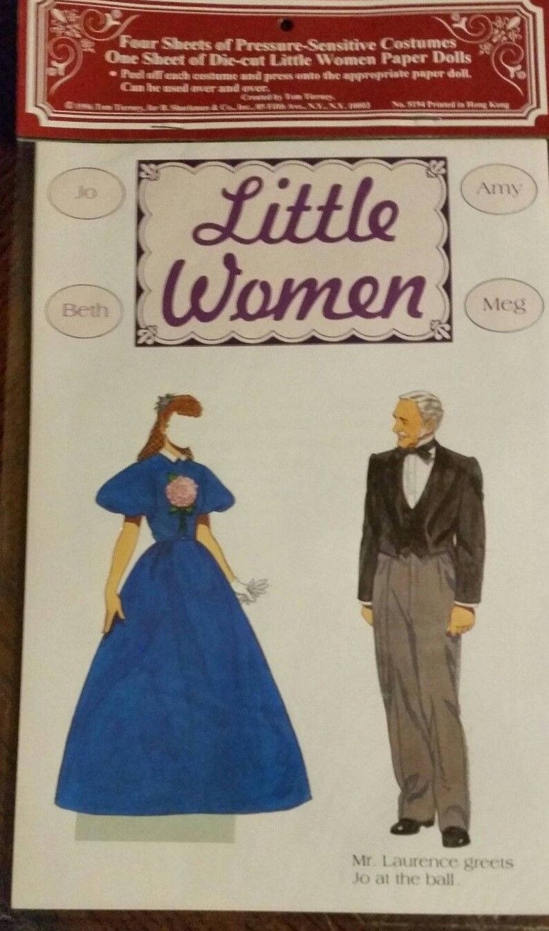 little women paper dolls