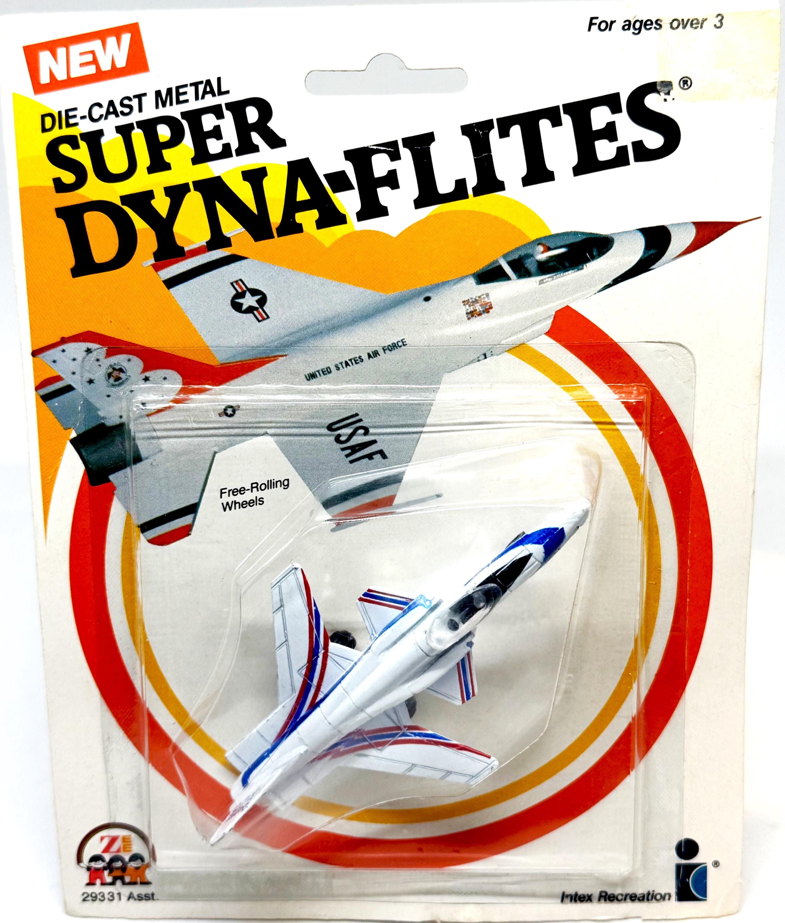 Vintage Grumman X29A INVERTED WING JET - Diecast Metal Airplane Mint Condition/Factory Sealed! Zlymex Zee Toys