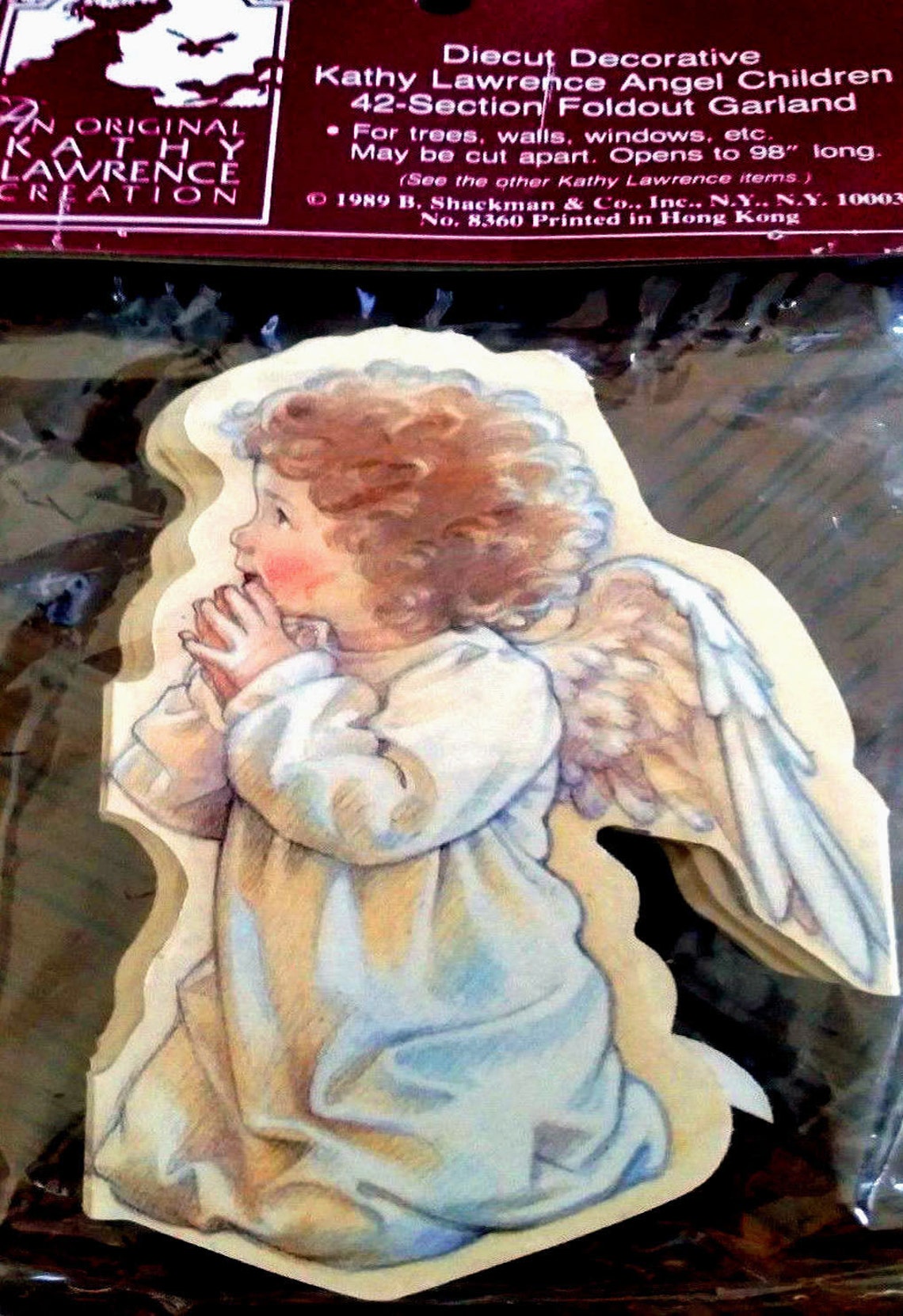 ANGEL CHILDREN Christmas Tree GARLAND Decoration 8 Ft Long40 Etsy