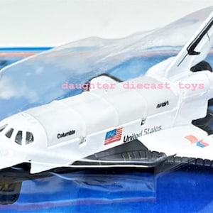 Vintage Nasa SPACE SHUTTLE COLUMBIA Diecast Mint Zustand / Auf wieder versiegelter Karte - Zlymex Zee Toys Tolles Geschenk für Sammler!