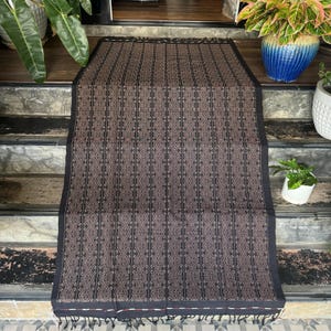 The Naga tribal fabric, Naga blanket ,Embroidery, Ethnic Naga hand loomed woven cotton throw  boho cotton textile ,Ethnic Naga textile