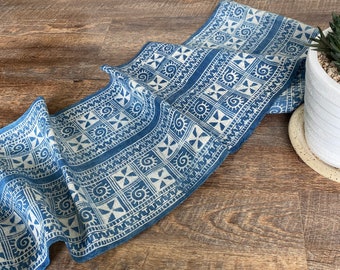 Handwoven Hmong Natural Hemp  fabric , beautiful Hemp and batik ,natural dyed ,Handwoven ,sell by the yards #44