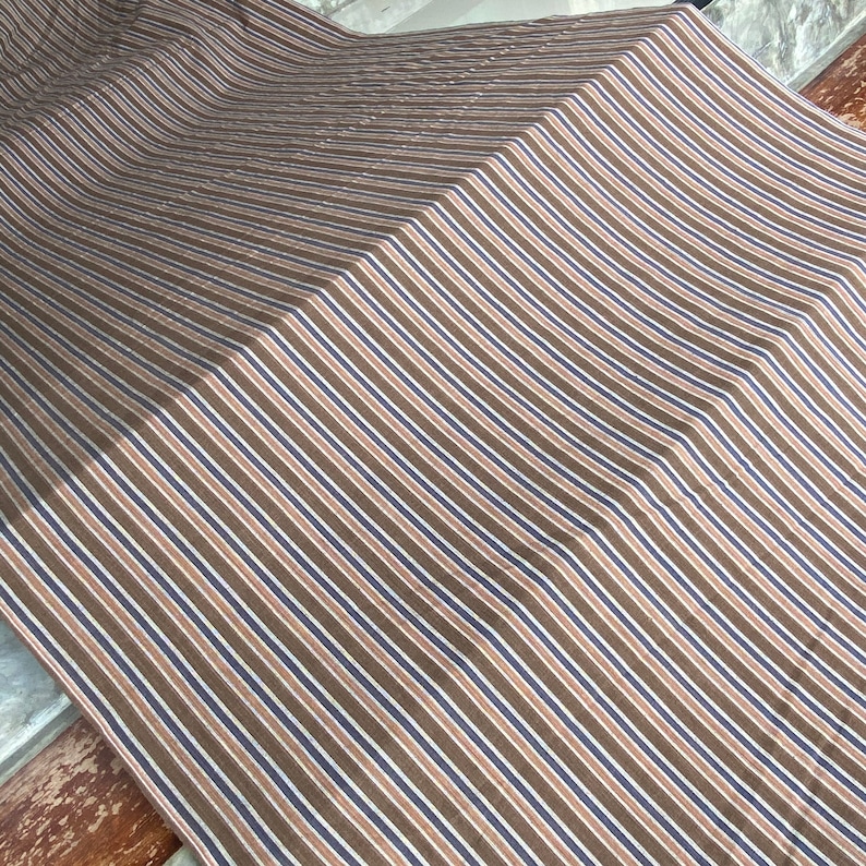 from Chiangmai Thailand Hand woven cotton The Chom THong handwoven native cotton fabric sell by the yards soft cotton