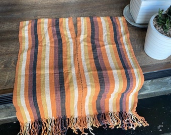 Karen fabric ,Cotton Hand woven, Karen tribal,Karen textile ,soft cotton,two pieces in front and back sawed #2248