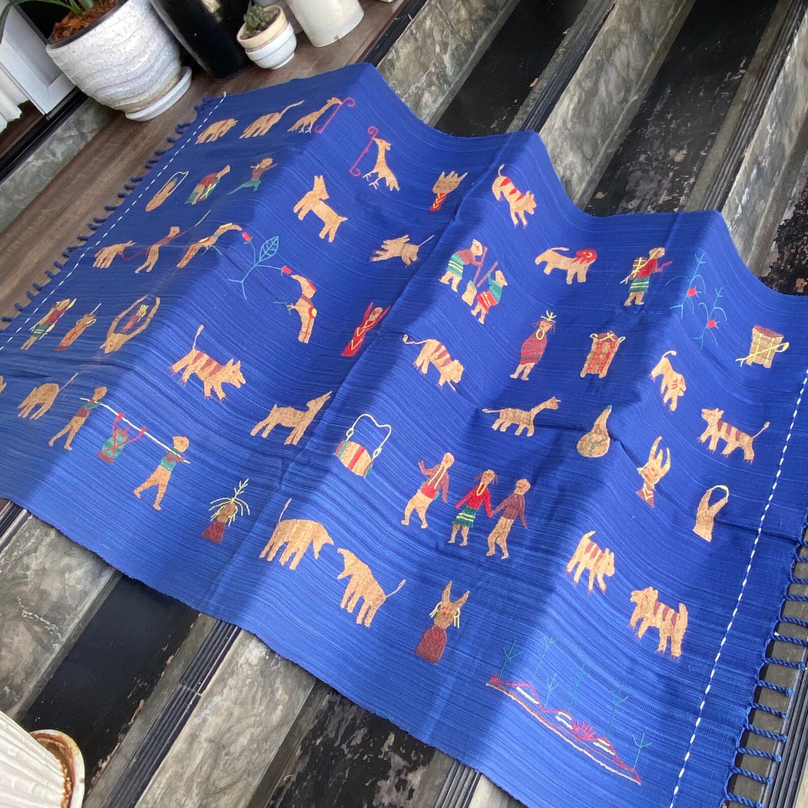 The Naga tribal fabric Naga blanket Embroidery Ethnic Naga Etsy