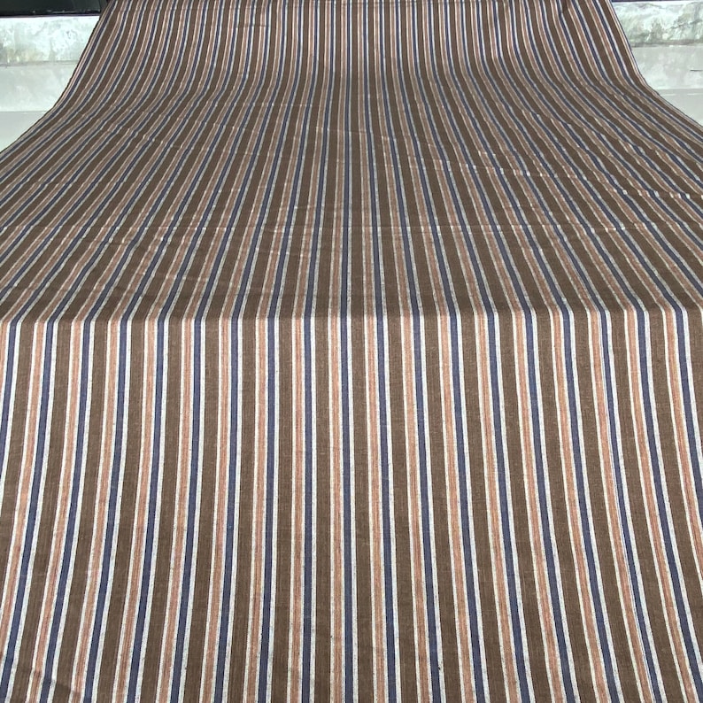 from Chiangmai Thailand Hand woven cotton The Chom THong handwoven native cotton fabric sell by the yards soft cotton