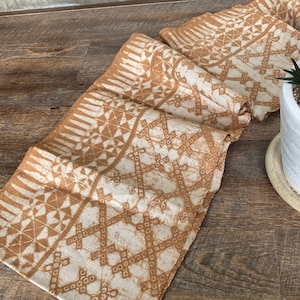 Handwoven Hmong Natural Hemp  fabric , beautiful Hemp and batik ,natural dyed ,Handwoven ,sell by the yards #43
