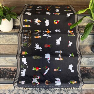 The Naga tribal fabric, Naga blanket ,Embroidery, Ethnic Naga hand loomed woven cotton throw  boho cotton textile ,Ethnic Naga textile