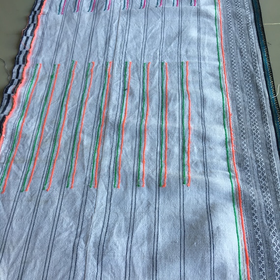 Tissu Hmong, tissu de chanvre tissé à à à la main Hmong Vintage chanvre, tissus tribu hill vintage avec broderie, etc, votre bricolage #1307 94cc14 Tissu Hmong, tissu de chanvre tissé à à à la main Hmong Vintage chanvre, tissus tribu hill vintage avec broderie, etc, votre bricolage #1307 94cc14