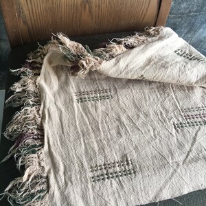 The Chiangmai native cotton fabric,Light brown, natural cotton woven , soft cotton  slight pattern woven , sell by the yards