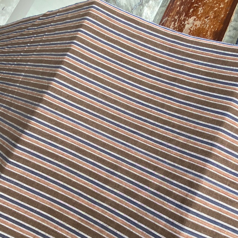from Chiangmai Thailand Hand woven cotton The Chom THong handwoven native cotton fabric sell by the yards soft cotton