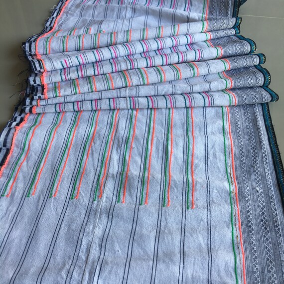 Tissu Hmong, tissu de chanvre tissé à à à la main Hmong Vintage chanvre, tissus tribu hill vintage avec broderie, etc, votre bricolage #1307 94cc14 Tissu Hmong, tissu de chanvre tissé à à à la main Hmong Vintage chanvre, tissus tribu hill vintage avec broderie, etc, votre bricolage #1307 94cc14