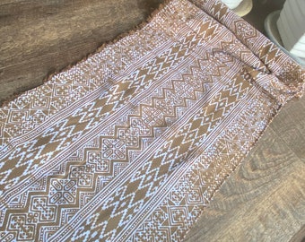 Handwoven Hmong fabric  batik  ,Cotton  Pastel  shade Batik fabric, vintage style cotton textiles and fabrics ,Table runner,etc,DIY