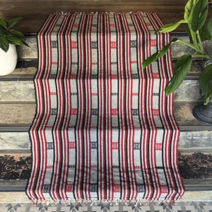The Naga tribal fabric, Naga blanket ,Ethnic Naga hand loomed woven cotton throw stripe boho cotton textile ,Ethnic Naga textile,