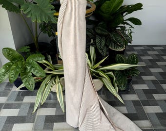 48 inches wide , Chaing Mai Hand woven, native cotton fabric, natural cotton , thick and  soft cotton and slight pattern  cotton textile,
