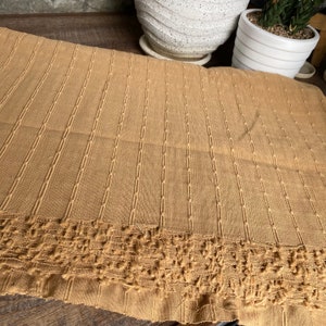 The Chiang Mai native cotton fabric, Brown cotton , thick and  soft cotton and slight pattern ,Hand Woven  cotton textile, sell by the yards