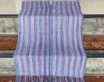 Handwoven Karen Tribal Textile, Soft Cotton Fabric (36x21 inch)