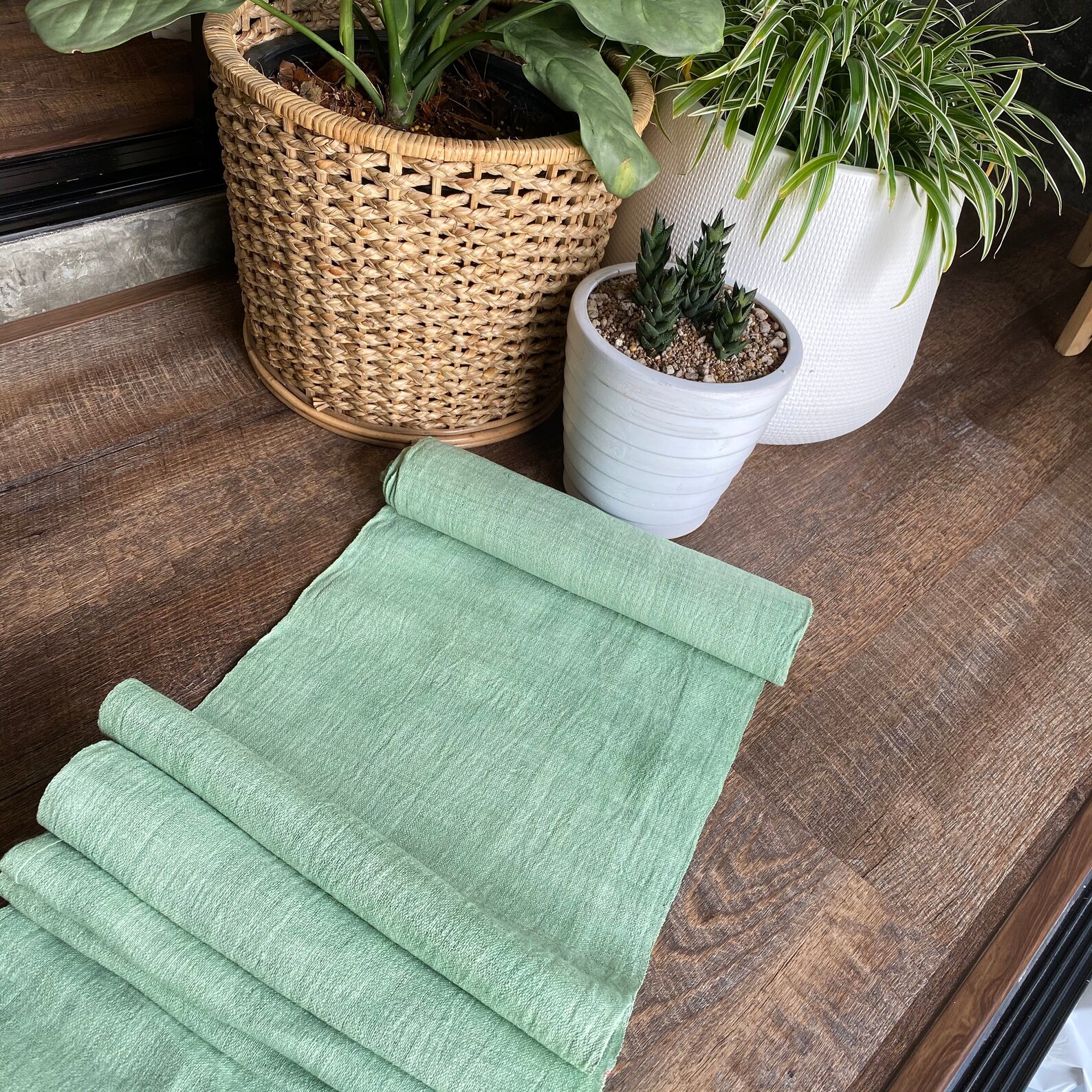 Handwoven Hmong Natural Hemp Fabric Beautiful Hemp Etsy