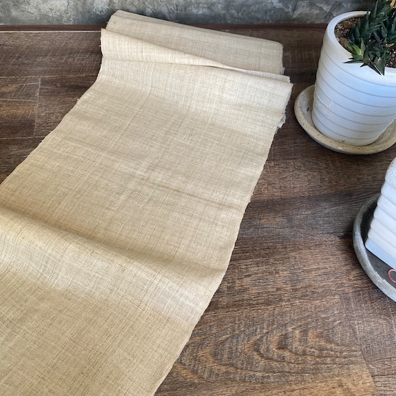 Handwoven Hmong Natural Hemp Fabric Beautiful Hemp Etsy