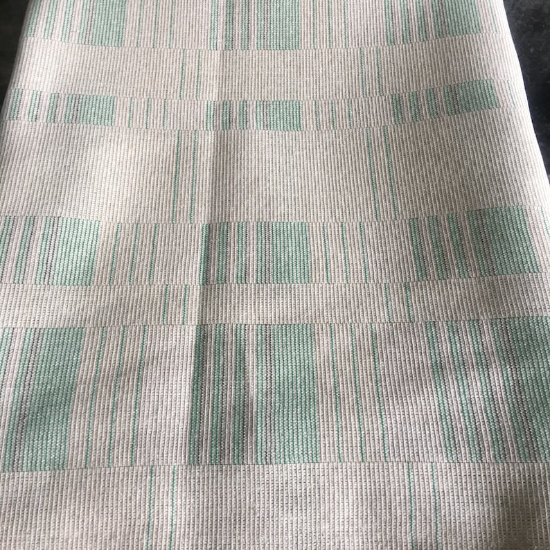 soft cotton slight pattern woven natural cotton woven sell by the yards 52 wide Sage /& Beige The Chiangmai native cotton fabric