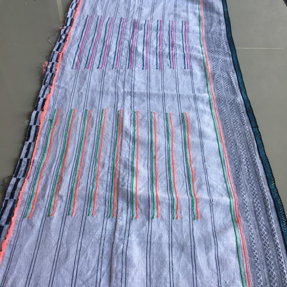 Tissu Hmong, tissu de chanvre tissé à à à la main Hmong Vintage chanvre, tissus tribu hill vintage avec broderie, etc, votre bricolage #1307 94cc14 Tissu Hmong, tissu de chanvre tissé à à à la main Hmong Vintage chanvre, tissus tribu hill vintage avec broderie, etc, votre bricolage #1307 94cc14
