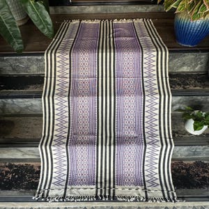 The Naga tribal fabric, Naga blanket ,Embroidery, Ethnic Naga hand loomed woven cotton throw  boho cotton textile ,Ethnic Naga textile