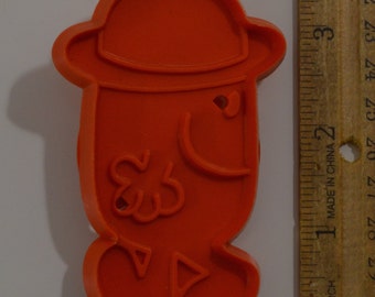 Vintage SALTER MR. MUDDLE Cookie Cutter | 1982 3 3/8" Mr. Men Roger Hargreaves